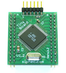AVR ATmega128 TinyBoard V1.2, Development Board, Prototype Board AVR ATmega128 TinyBoard V1.2, Development Board