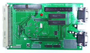 CY7C68013A Board, Development Board, USB2, Top